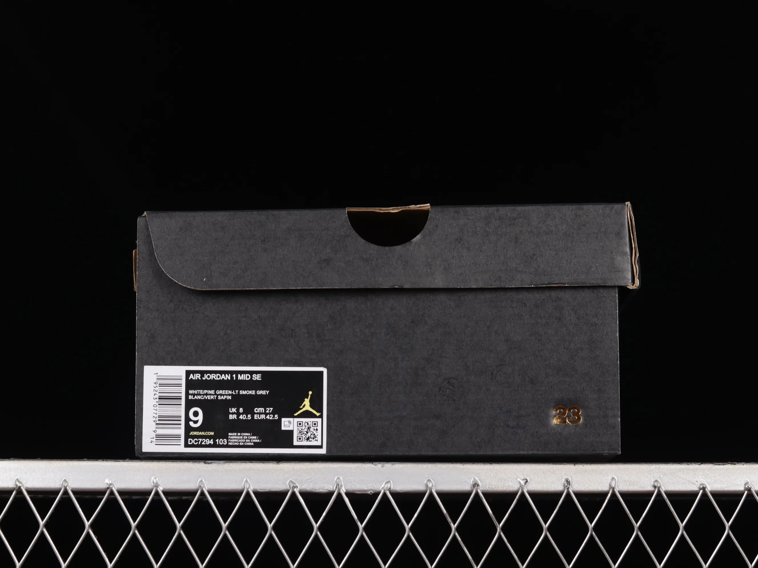 All categories Air Jordan Jordan series basketball shoes Air Jordan 1 Mid Air Jordan 1 Mid AJ1 Joe 1 white gray green mid-top basketball shoes DC7294-103